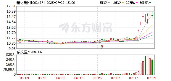 雅化集团：截至2025年3月31日公司全资子公司持有高争民爆2490770股股份