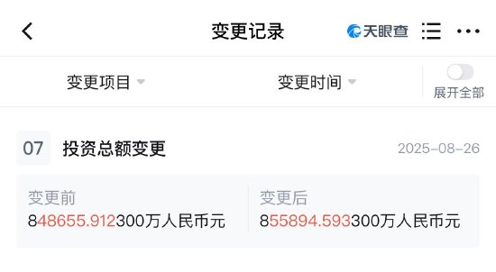 长城汽车注册资本增至约85.59亿