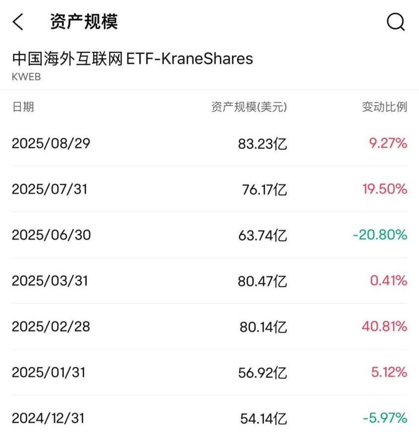 海外中国股票ETF规模大增，国际资金看好中国资产